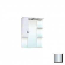 Зеркало-шкаф с подсветкой Bellezza Миа 85 левое белое серебро