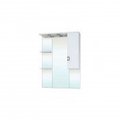 Зеркало-шкаф с подсветкой Bellezza Миа 85 правое белое