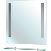 Зеркало с подсветкой Bellezza Ника 100 с полкой