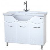 Тумба Bellezza Мари 105 с раковиной Dreja белая