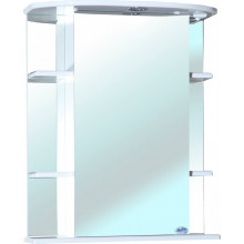 Зеркало-шкаф с подсветкой Bellezza Магнолия 55 белое левое