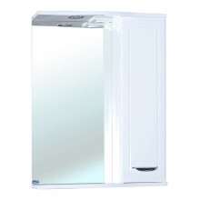 Зеркало-шкаф с подсветкой Bellezza Классик 55 белое правое