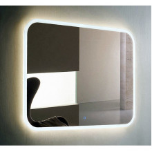 Зеркало Misty Стайл D13 LED 100x70 с часами