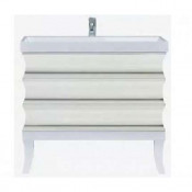 Тумба напольная Misty Чикаго 80 с 3-мя ящиками белая