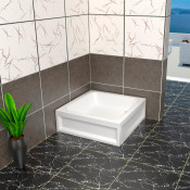 Поддон акриловый RGW B/CL-A 90х90х27 16180199-51-A