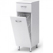 Шкаф полу-колонна Runo / Руно  Пенал 40 Вн ПП7 RUNO с корзиной