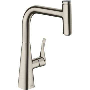 Смеситель для кухни Hansgrohe Metris Select M71 14857800 Сталь