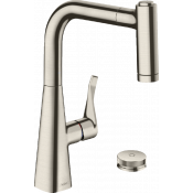 Смеситель для кухни Hansgrohe Metris Select M71 73805800 сталь