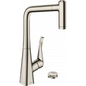 Смеситель для кухни Hansgrohe Metris Select M71 73806800 сталь