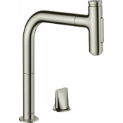 Смеситель для кухни Hansgrohe Metris Select M71 73818800 сталь