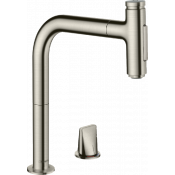 Смеситель для кухни Hansgrohe Metris Select M71 73819800 сталь