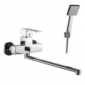 Смеситель для ванны Decoroom одноручный, универсальный DR36043