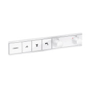 Смеситель для душа Hansgrohe RainSelect 15381700, 3 потребителя, термостатический, белый матовый