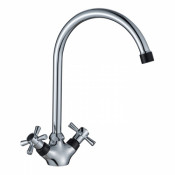 Смеситель для кухни Decoroom DR46028-Black цвет черный, хром