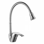 Смеситель для кухни Decoroom DR68022 с гибким изливом хром