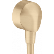 Шланговое подсоединение Hansgrohe FixFit E 27454140 бронза