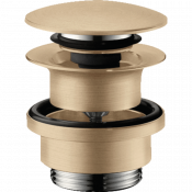 Донный клапан Hansgrohe 50100140 Push-Open бронза