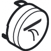 Кнопка для термостата, дождевой поток Hansgrohe Shower Select 92574450 белый