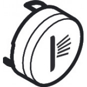 Кнопка для термостата, ручной душ Hansgrohe Shower Select 92578450 белый