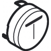 Кнопка для термостата Mono Hansgrohe Shower Select 92576610 черный