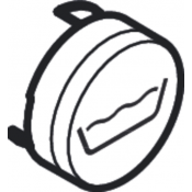 Кнопка для термостата излив на ванну Hansgrohe Shower Select 92577610 черный