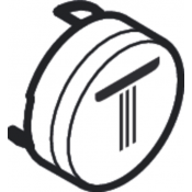 Кнопка для термостата, верхний душ Hansgrohe Shower Select 92572450 белый