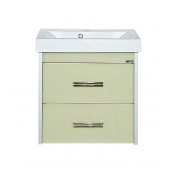 Тумба Misty Джулия Qvatro 60 подвесная с 2 ящиками бежевая