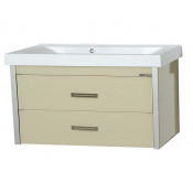 Тумба Misty Джулия Qvatro 90 подвесная с 2 ящиками бежевая
