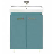 Тумба Misty Джулия Qvatro 65 прямая голубая