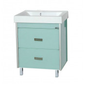 Тумба Misty Джулия Qvatro 65 с 2 ящиками голубая