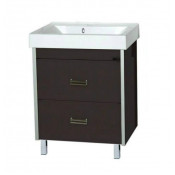 Тумба Misty Джулия Qvatro 65 с 2 ящиками черная