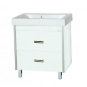 Тумба Misty Джулия Qvatro 75 с 2 ящиками белая