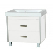 Тумба Misty Джулия Qvatro 90 с 2 ящиками белая White