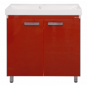 Тумба Misty Джулия Qvatro 120 прямая красная