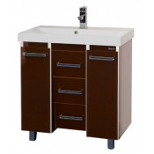 Тумба Misty Джулия Qvatro 90 с 3 ящиками конус бежево-коричневая