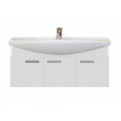 Тумба Misty Джулия 105 подвесная белая White