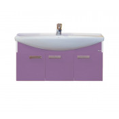 Тумба Misty Джулия 120 подвесная сиреневая