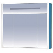 Шкаф зеркальный Misty Джулия 85 синий металлик