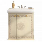 Тумба Misty Olimpia LUX 75 прямая бежевая патина