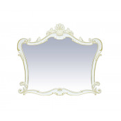 Зеркало Misty Bianco 120 белое сусальное золото