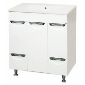 Тумба Misty Кристи 75 с 2 ящиками и бельевой корзиной