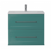 Тумба с раковиной Misty Марта 60 подвесная бирюза COMO