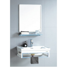 Комплект мебели для ванной River Laura 805 BU 10000003948 белый/голубой