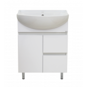 Тумба с раковиной Misty Амур УТ000009448 60 белый