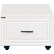 Тумба Misty Европа 60 подкатная белая эмаль