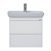 Тумба Misty Прима 60 подвесная с 2 ящиками  белая эмаль с доводчиками