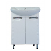 Тумба с раковиной Misty Престиж 60 белая