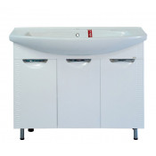 Тумба с раковиной Misty Престиж 105 белая