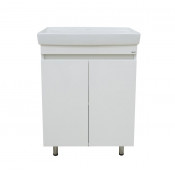 Тумба под раковину Misty Енисей 50 прямая белая