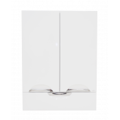 Шкаф подвесной Misty Лора 60 с ящиком белая эмаль